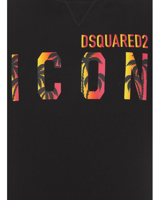 DSquared² Black Icon Sweatshirt for men