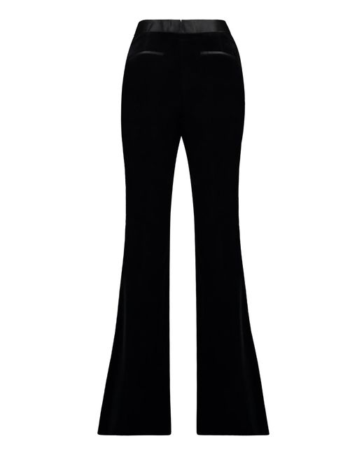 Tom Ford Black Tuxedo Velvet Flared Trousers