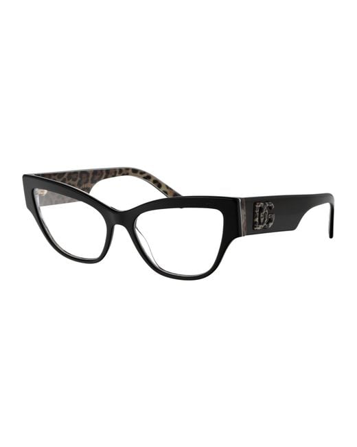 Dolce & Gabbana Brown Dolce & Gabbana On Leo Acetate Optical Glasses