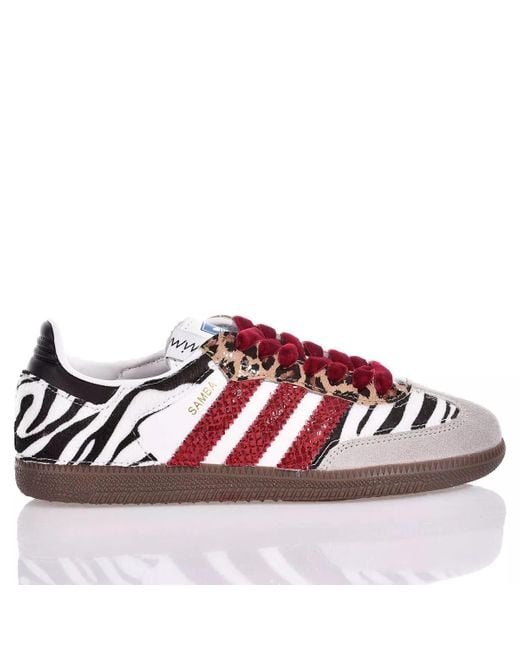 adidas gazelle silver green womens Samba OG Snakeskin Womens Lifestyle Shoes (Maroon/Cream/White)