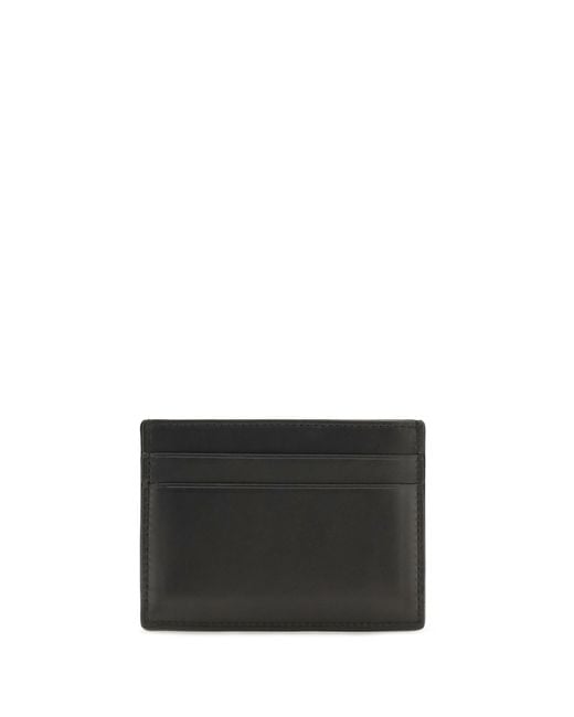 Loewe Black Card Holder Glossy Calfskin Calf Leather (Bos Taurus) Umbrellas for men
