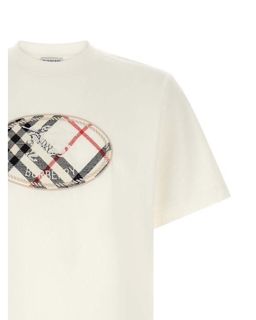Burberry White 'Ryan' T-Shirt for men