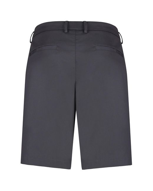 Boss Gray Cotton Bermuda Shorts for men