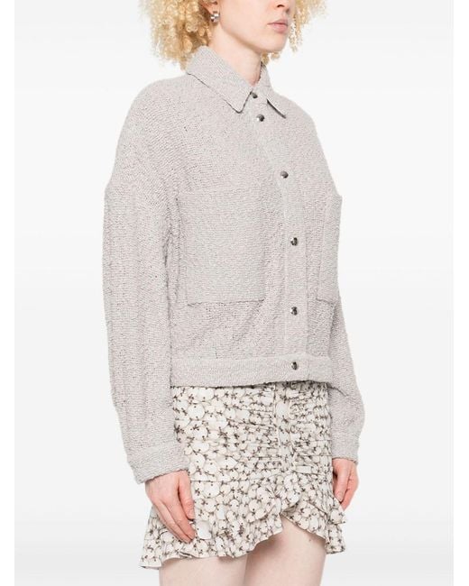 IRO White Pabli Cotton Jacket