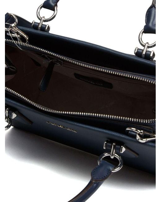 Michael Kors Black Satchel Bag Leather Satchel-Bags