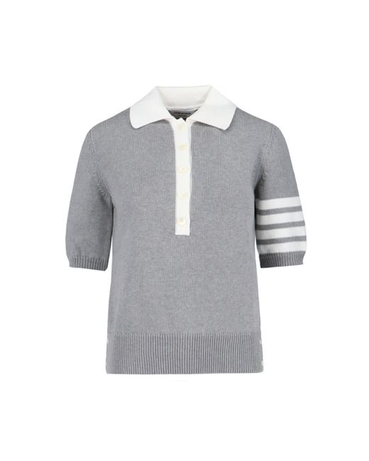 Thom Browne Gray Polo Jersey