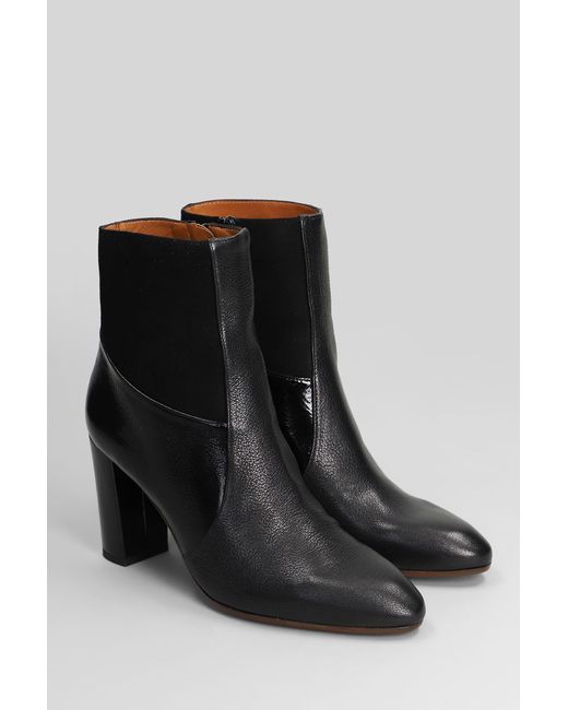 Chie Mihara Black Etyu High Heels Ankle Boots