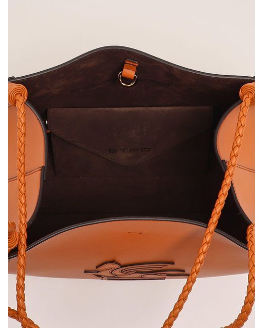 【送料&関税込】Etro Shopping Libra S Shoulder Bag Etro Shopping Libra S Shoulder Bag in Orange | Lyst