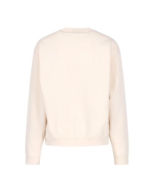 Jil Sander White 100% Cotton Sweater for men
