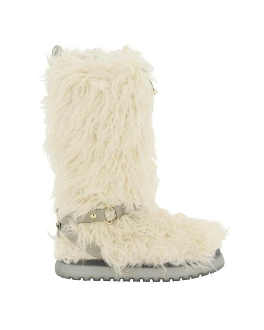 Moncler Natural Beverly Snow Boots