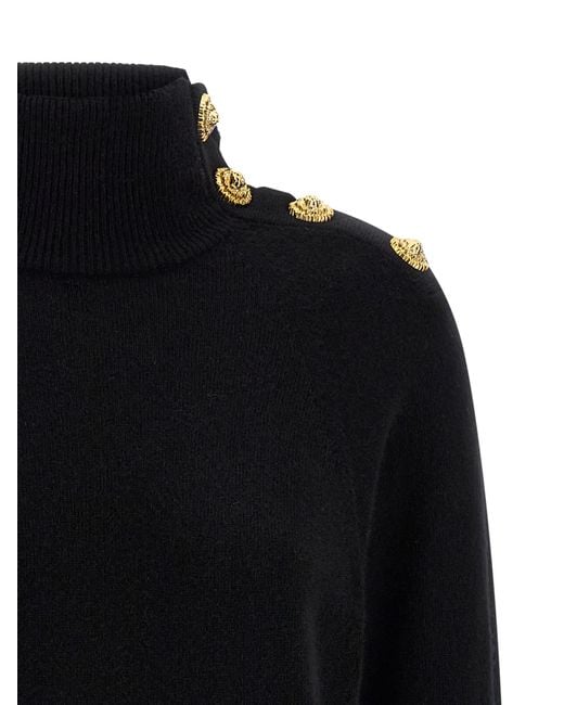 Balmain Black Sweater Dress