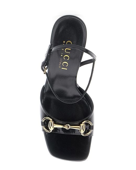 Gucci White Sandals Signora Leather