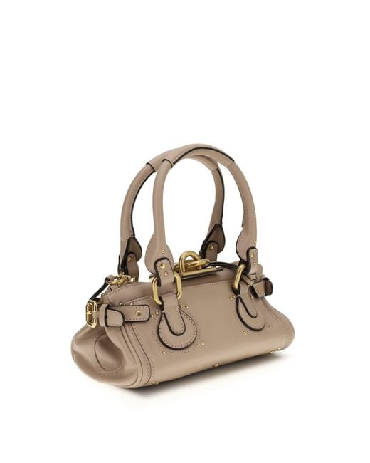 Chloé Natural Paddington Small Shoulder Bag