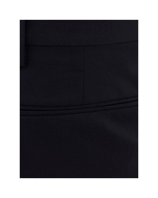Valentino Blue Wool Dress Pants for men
