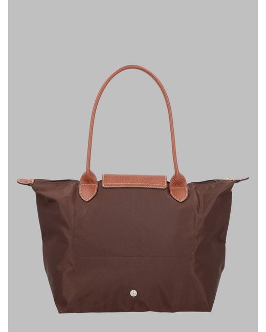 Longchamp Brown Shoulder Bag Le Pliage Original Polyamide