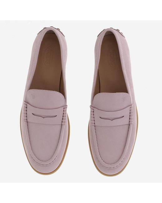 Tod's Brown Leather Loafers Calfskin