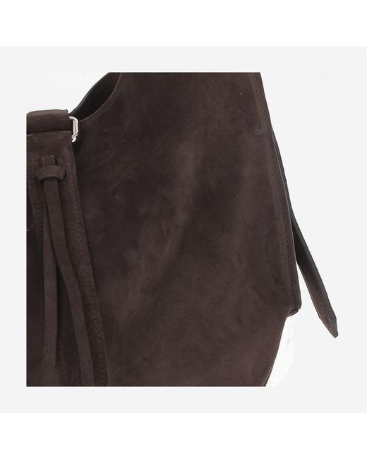 RADICA STUDIO Brown Suede Bag Shoulder