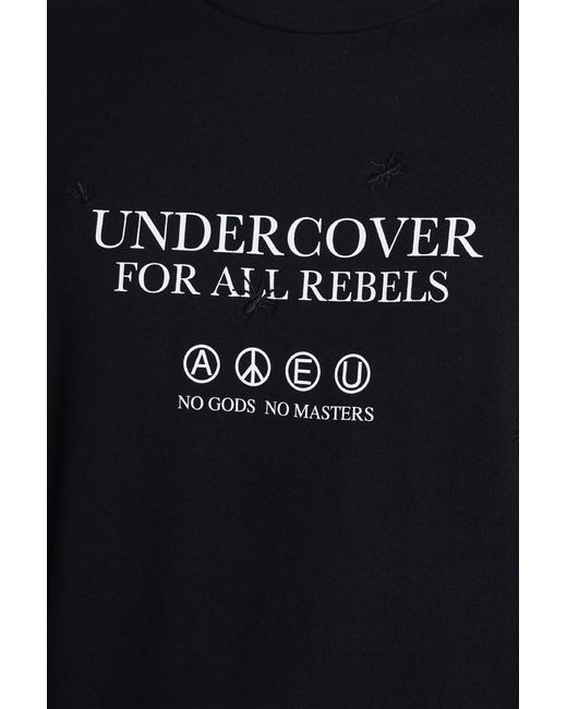 Undercover T-shirt In Black Cotton for men