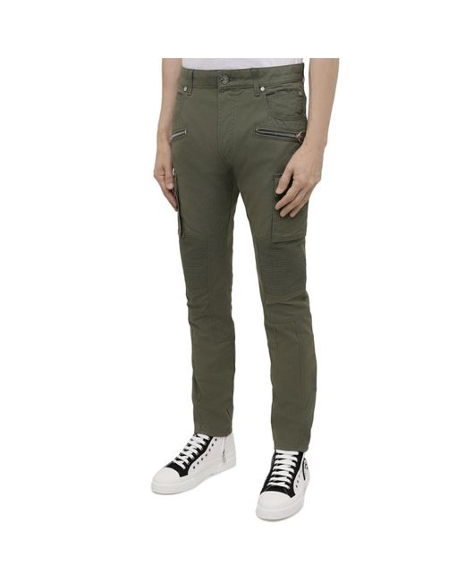 Balmain Green Cargo Pants for men