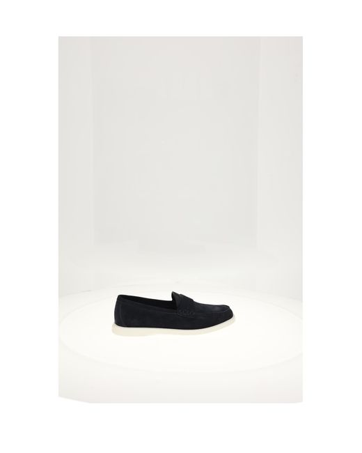 Dior White Loafers Granville Suede for men