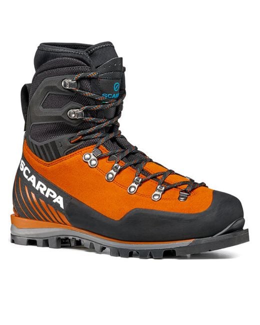 SCARPA Black Mont Blanc Pro Gtx Suede for men
