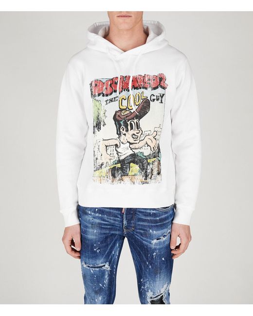 DSquared² White Sweatshirt for men