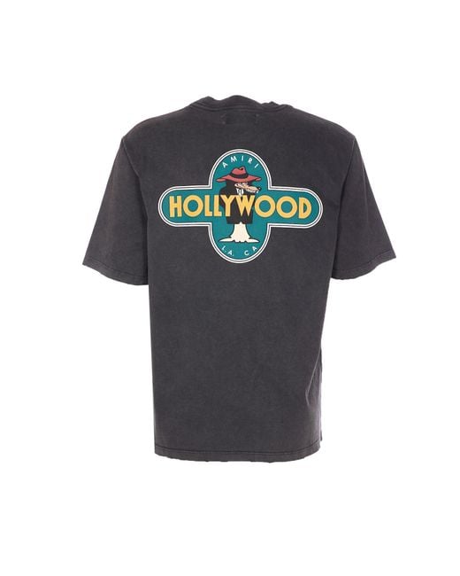 Amiri Black T-Shirts And Polos for men
