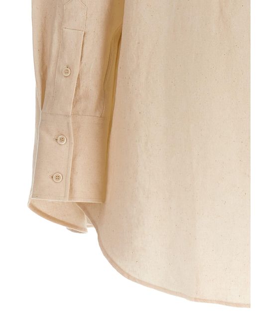 J.W. Anderson Natural Linen Blend Shirt