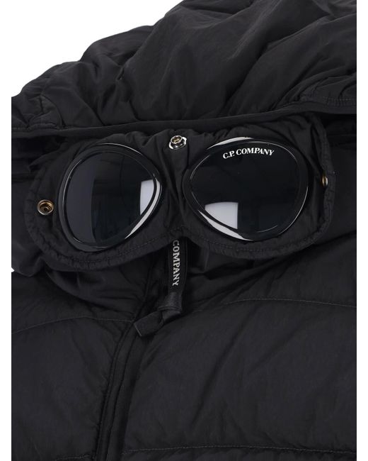 C P Company Black Padded Down Jacket for men