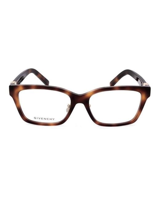 Givenchy Brown Frame And Lens Eyeglasses