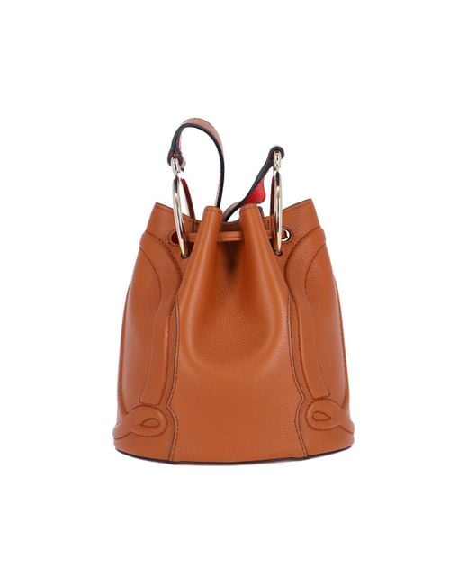 Christian Louboutin Brown By My Side Bucket Bag