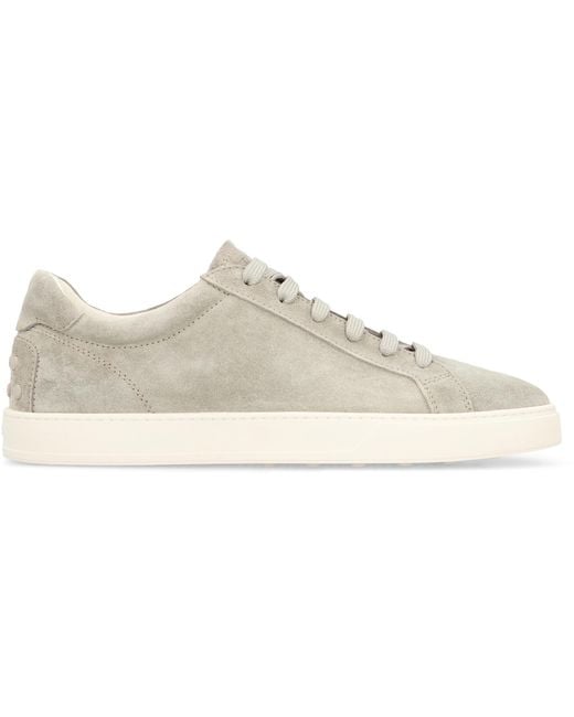 Tod's Natural Suede Sneakers Calf Trainers for men