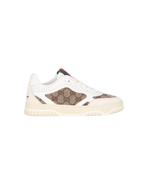 Gucci Natural Re-Web Sneakers