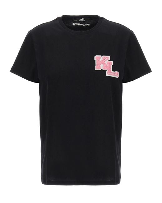 Karl Lagerfeld Black Logo T-shirt