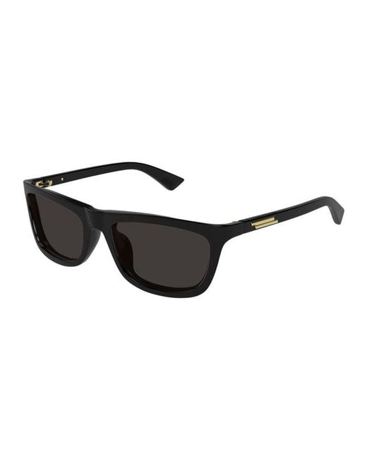 Bottega Veneta Black Frame And Lens Sunglasses