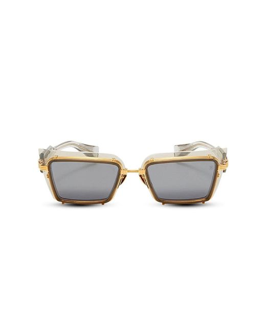Balmain Admirable - Grey / Gold Sunglasses Sunglasses in Gray | Lyst