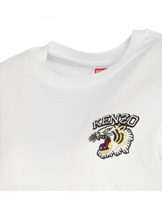 KENZO White T-shirts And Polos