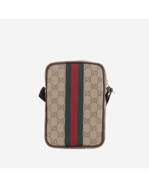 Gucci Multicolor Bag Mini Gg Web Detail Cotton Belt for men