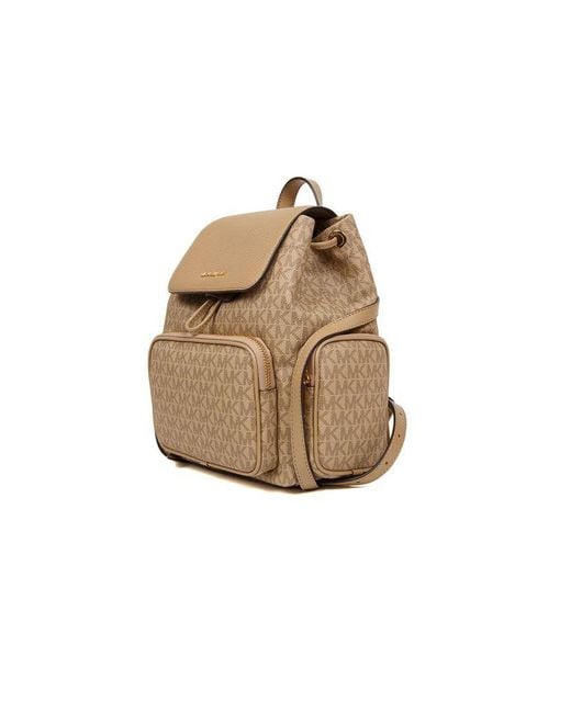 Michael Kors Natural Backpack Polyvinyl Chloride Bags Backpacks