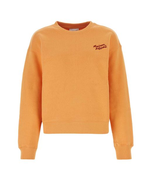 Maison Kitsuné Orange Maison Kitsune Sweatshirts