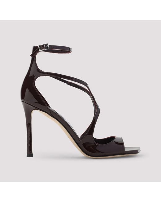 Jimmy Choo Black Azia 95 Sandals