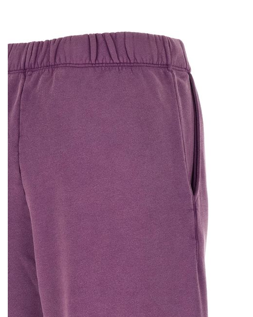 The Attico Purple Logo Joggers