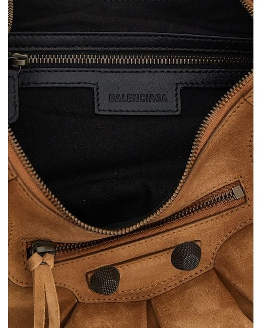 Balenciaga Brown Le Cagole S Shoulder Bag