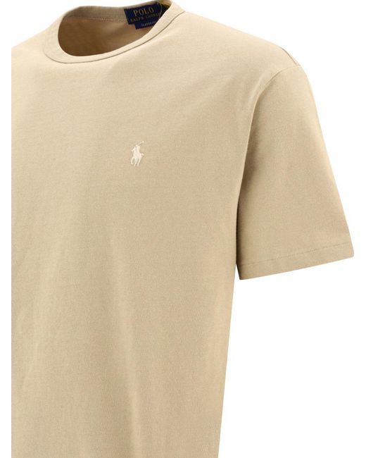 Ralph Lauren Natural "pony" T-shirt for men