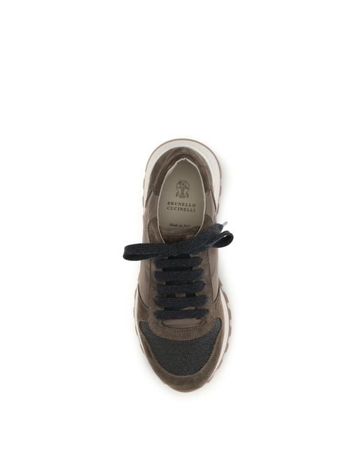 Brunello Cucinelli White Active Sneakers