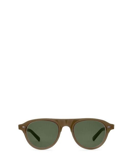 Mr. Leight Green Stahl S Citrine-chocolate Gold/g15 Sunglasses