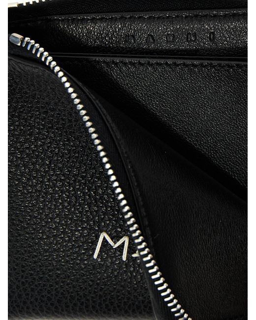 Marni Black Logo Wallet for men