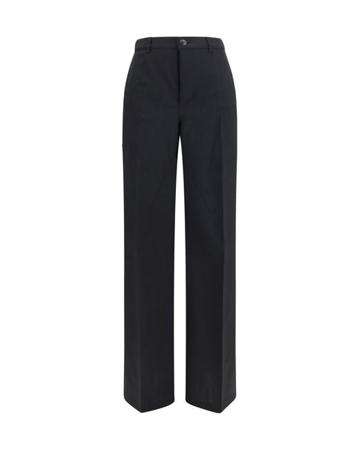 Rick Owens Blue Tailored Pants
