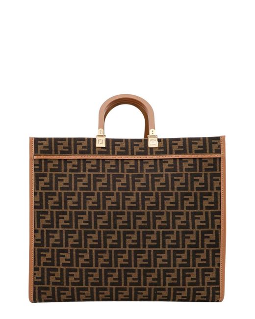 Fendi Sunshine Large in Brown | Lyst