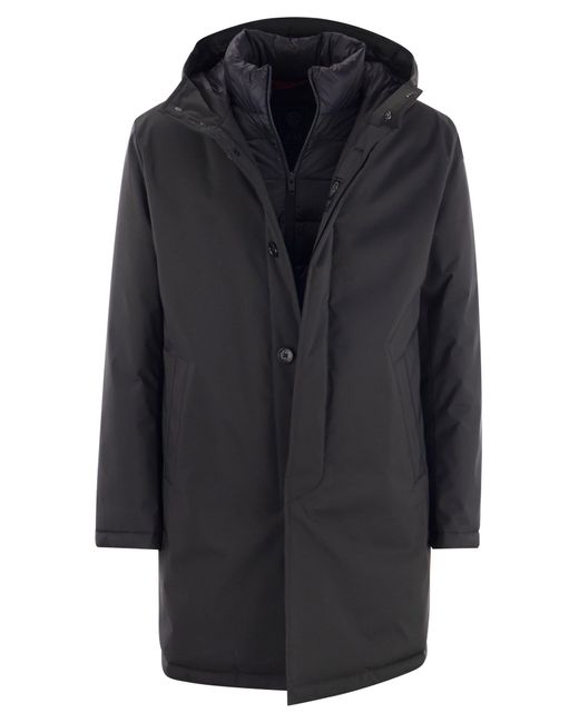 Fay Blue Double-layered Parka for men